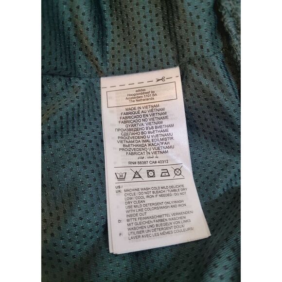 Adidas Adicolor Contempo 3D Crew Sweatshirt Green Size Small - Picture 6 of 6